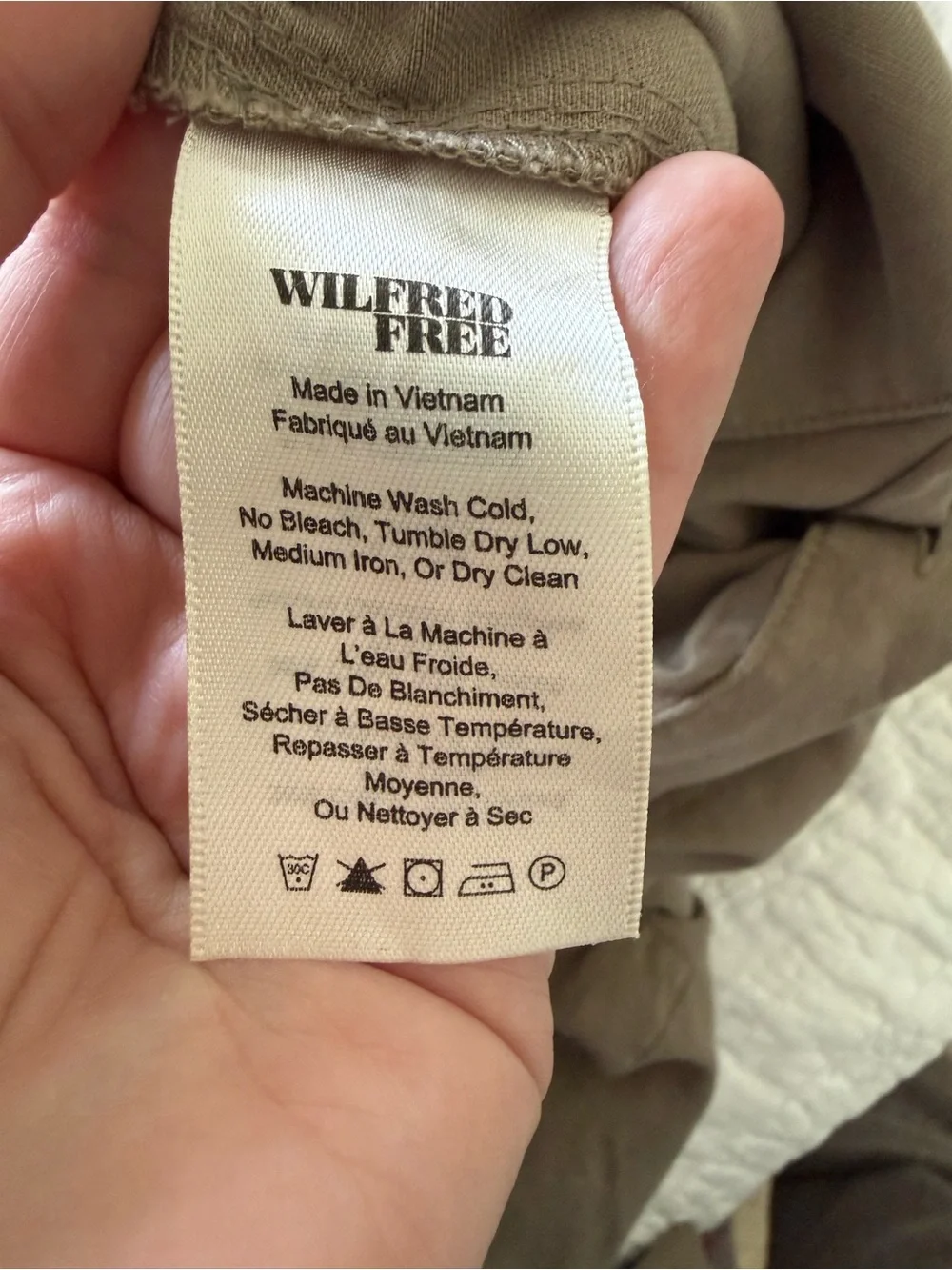 Women’s Aritzia Wilfred Free Utility Jumpsuit Grey Taupe Size 6